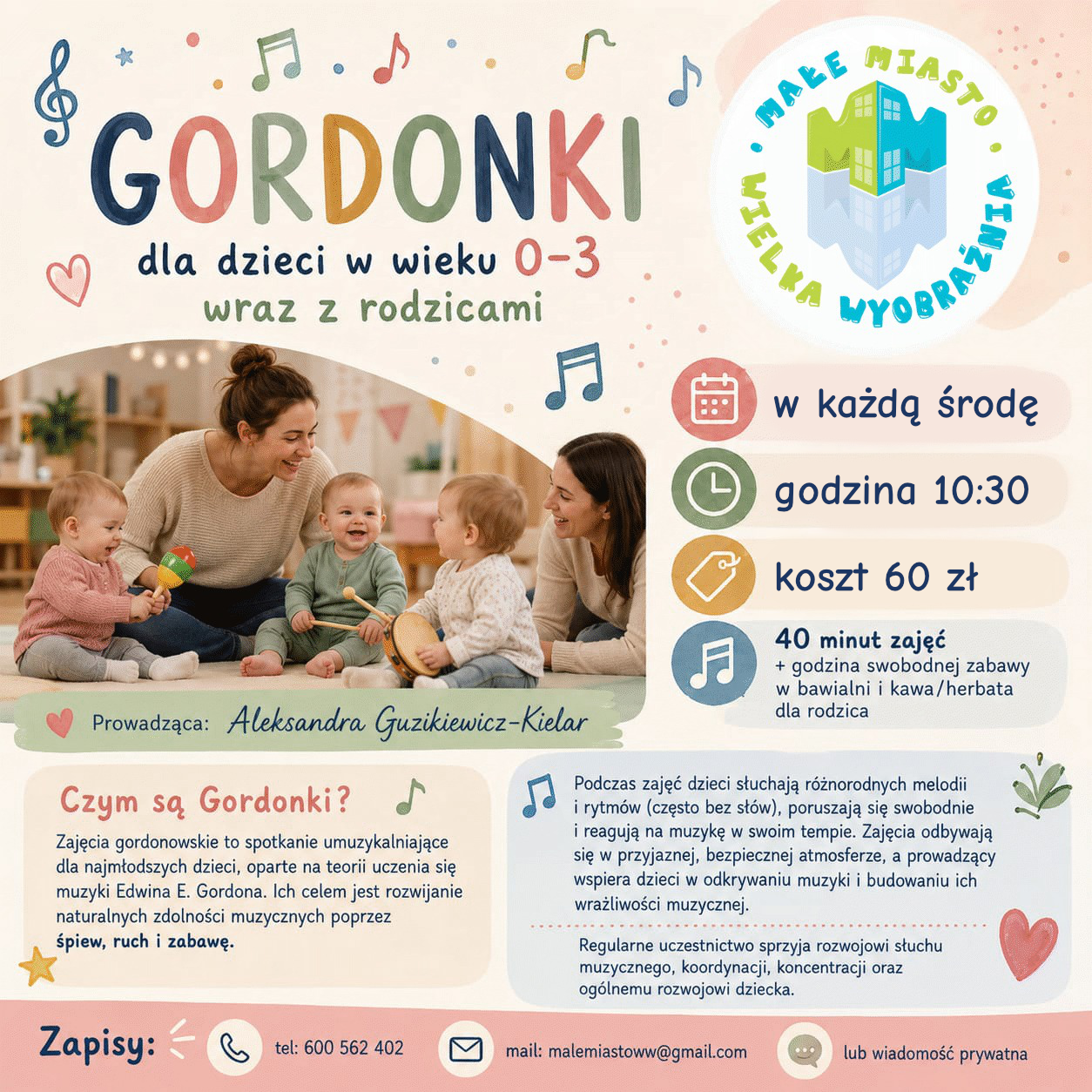 Gordonki – zajęcia dla dzieci Kraków w Małym Mieście