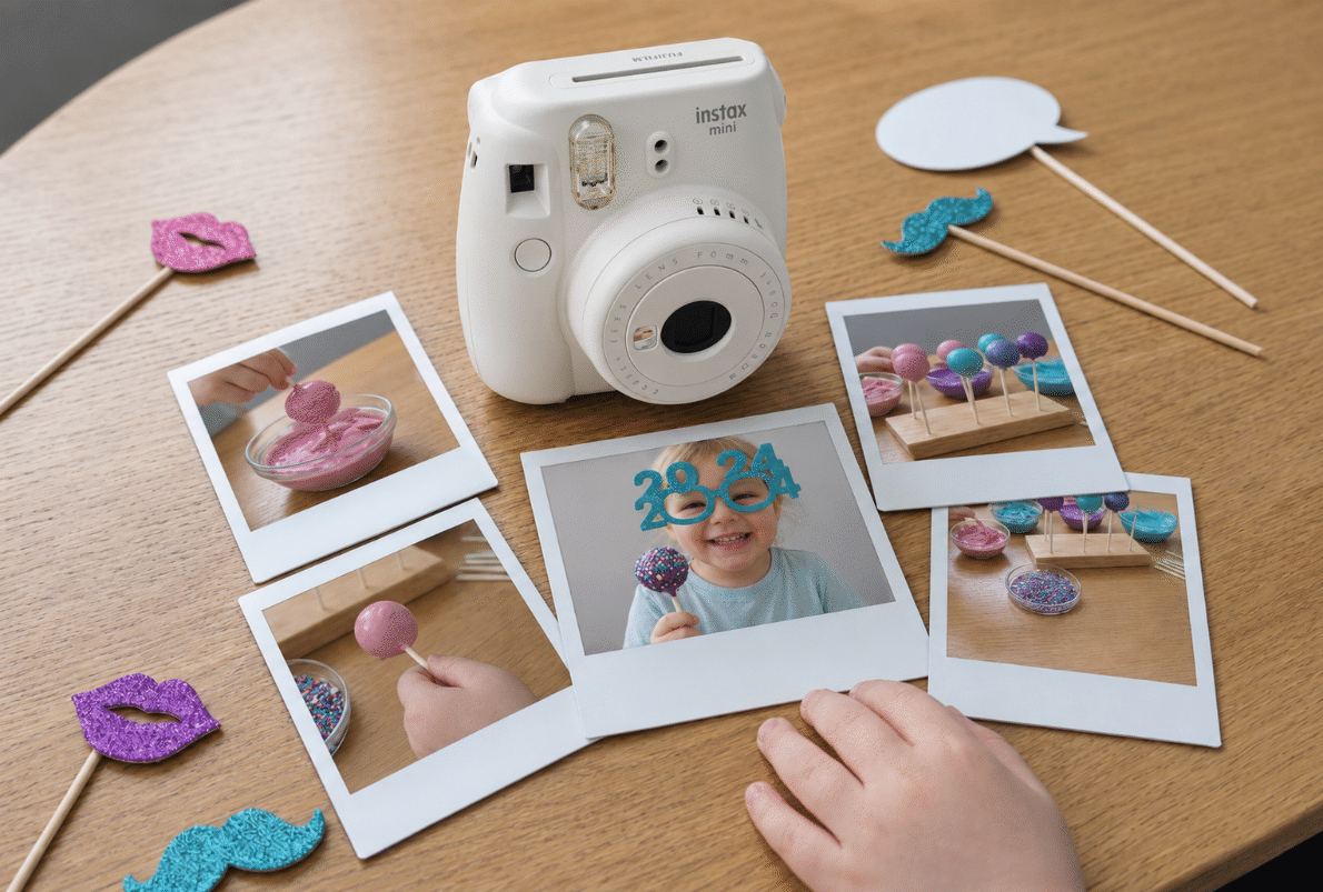 Instax photo booth for a children’s birthday party in Krakow